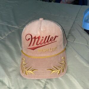 Miller High Life Beige Snapback with Embroidery